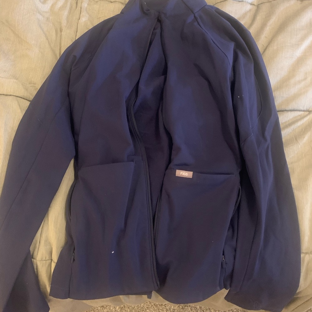 Figs Navy Blue Women's Jacket